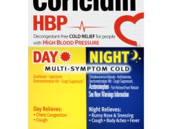 Coricidin HBP Nighttime Multi-Symptom Cold (Generic Dextromethorphan)