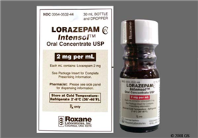 Lorazepam Intensol (Generic Lorazepam)