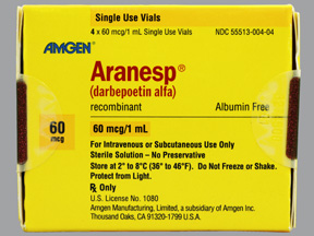 Aranesp (Generic Darbepoetin Alfa Injection)