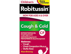Children’s Robitussin Cough and Cold CF (Generic Phenylephrine)