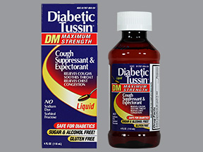 Diabetic Tussin DM Maximum Strength (Generic Guaifenesin)