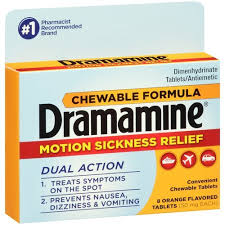 Dramamine Chewable (Generic Dimenhydrinate)