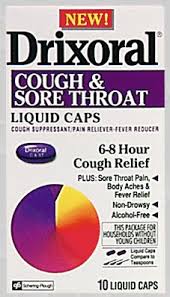 Drixoral Cough/Sore Throat (Generic Dextromethorphan)