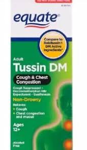 Equate Tussin DM (Generic Guaifenesin)