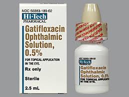 Gatifloxacin Ophthalmic