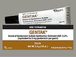 Gentak (Generic Gentamicin Ophthalmic)