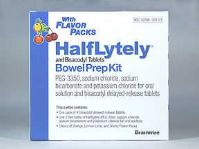 HalfLytely and Bisacodyl Tablet Bowel Prep Kit (Generic Bisacodyl)