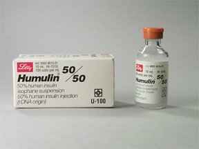 Humulin 50/50 (Generic Insulin Injection)