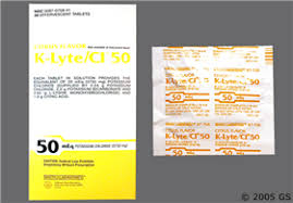 K-Lyte/CL 50 Effervescent Tablets (Generic Potassium)