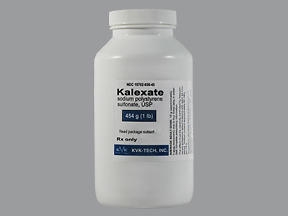 Kalexate (Generic Sodium Polystyrene Sulfonate)