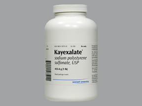 Kayexalate (Generic Sodium Polystyrene Sulfonate)