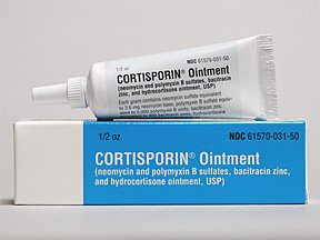 Cortisporin Ointment (Generic Neomycin, Polymyxin, Bacitracin, and Hydrocortisone Topical)