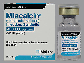 Miacalcin Injection (Generic Calcitonin Salmon Injection)