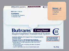 Butrans (Generic Buprenorphine Transdermal Patch)