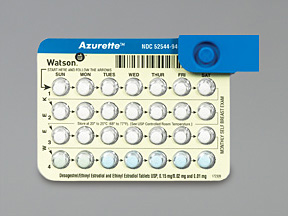 Azurette (Generic Estrogen and Progestin Oral Contraceptives)