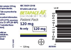 Betapace AF (Generic Sotalol)