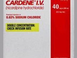 Cardene (Generic Nicardipine)