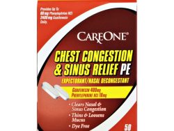 Care One Chest Congestion Relief (Generic Guaifenesin)