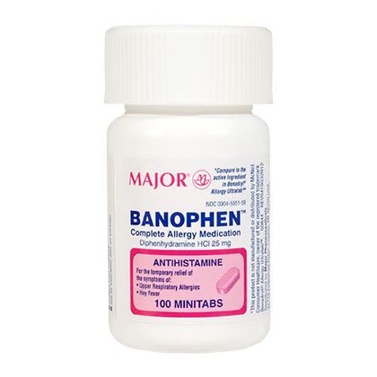 Banophen (Generic Diphenhydramine)