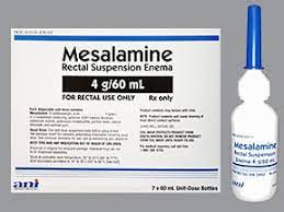Mesalazine (Generic Mesalamine Rectal)
