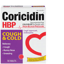 Coricidin HBP Cough and Cold (Generic Dextromethorphan)