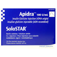 Apidra (Generic Insulin Glulisine (rDNA origin) Injection)