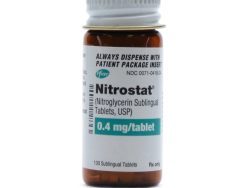 Nitrostat® (Generic Nitroglycerin Sublingual)