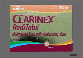 Clarinex Reditabs (Generic Desloratadine)
