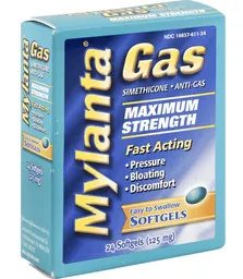 Mylanta® Gas (Generic Simethicone)