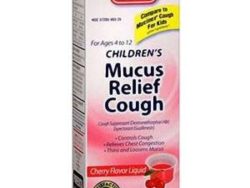 Childrens Mucus Relief Cough Cherry (Generic Guaifenesin)