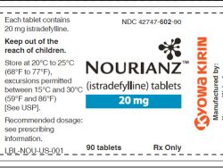 Nourianz® (Generic Istradefylline)