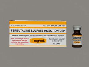 Terbutaline – 1mg/ml Generic Vial (1mlX25)