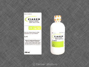 Ziagen 20mg/ml Solution