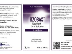 Ozobax® (Generic Baclofen)