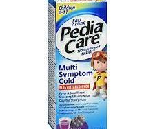 PediaCare Children’s Fever Reducer Plus Multi-Symptom Cold (Generic Dextromethorphan)