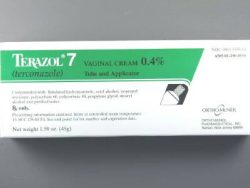 Terazol 7 (Generic Terconazole Vaginal Cream, Vaginal Suppositories)