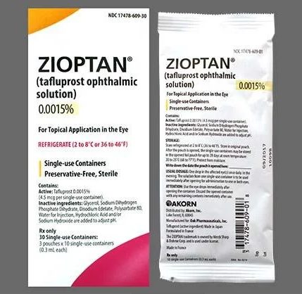 Zioptan (Generic Tafluprost Ophthalmic)