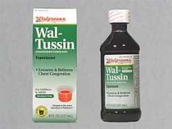 Wal Tussin (Generic Guaifenesin)