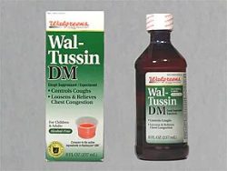 Wal Tussin DM (Generic Guaifenesin)