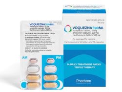 Voquezna Triple Pak (Generic Vonoprazan, Clarithromycin, and Amoxicillin)