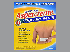 Aspercreme Patch (Generic Lidocaine Transdermal Patch)