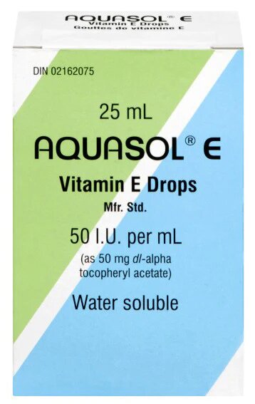 Aquasol E (Generic Vitamin E (Alpha-Tocopherol))