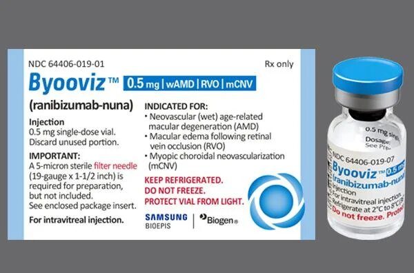Byooviz (ranibizumab-nuna) (Generic Ranibizumab Injection)